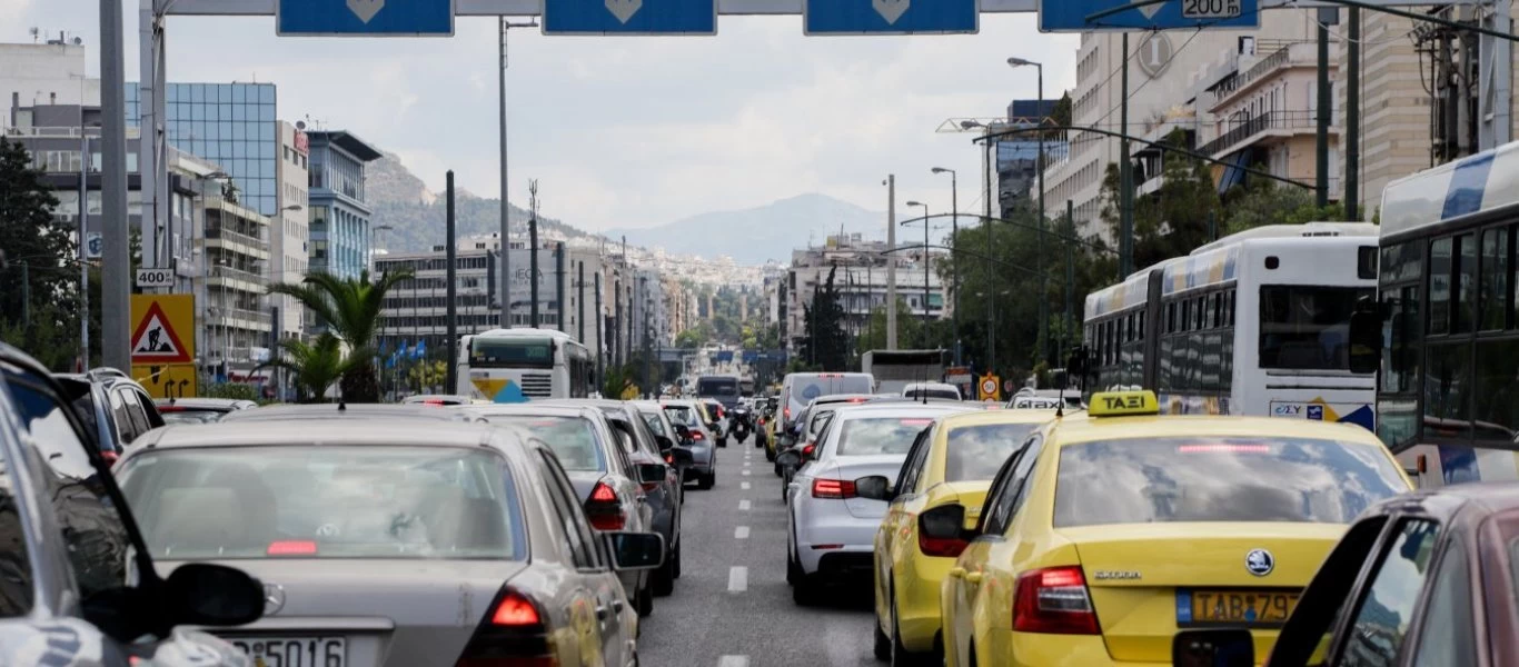 Κυκλοφοριακό «χάος» στους δρόμους της Αττικής (χάρτης)